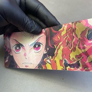 Demon Slayer Tanjiro Zenitsu 3D Lenticular Motion Car Sticker Decal